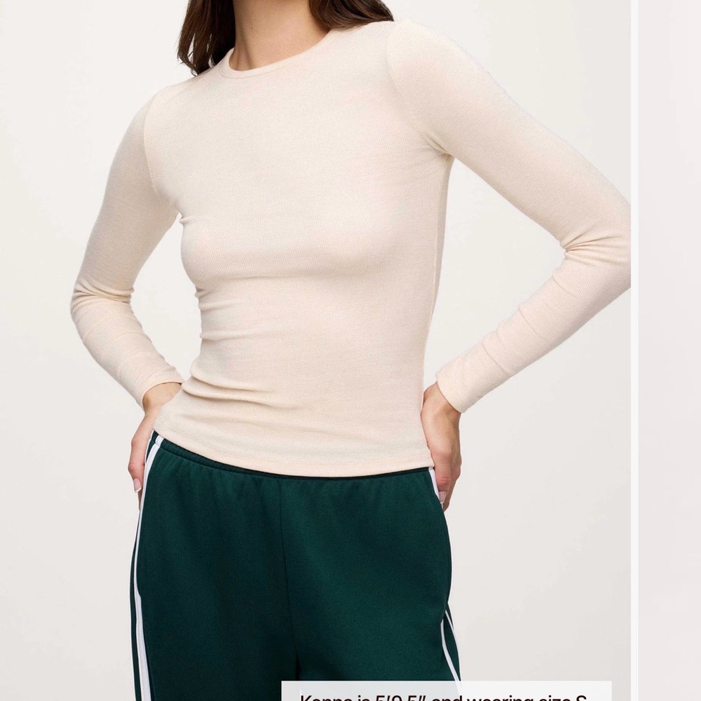 nuuds Bone Long Sleeve Tee - Size Small NWT